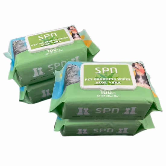 Disposable Pet Gloves Wet Wipes for Cats and Dogs Without Washing SPA Bath Wipes Cleaning and Deodorizing Pet Supplies